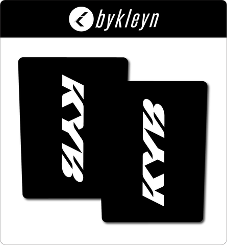 KYB Fork Decal Set - Black & White